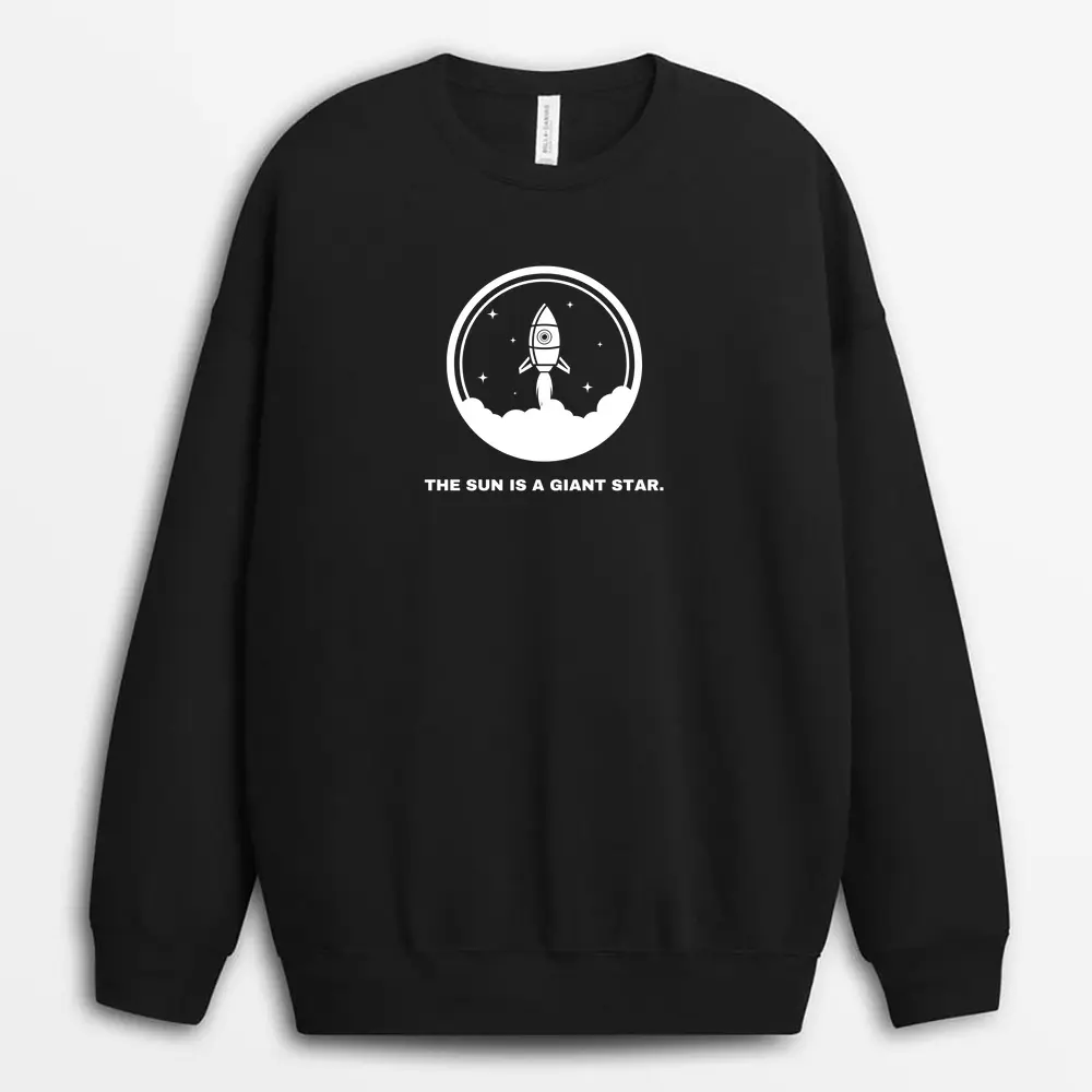 The Sun Is A Giant Star Enviapew Sweatshirt - Black