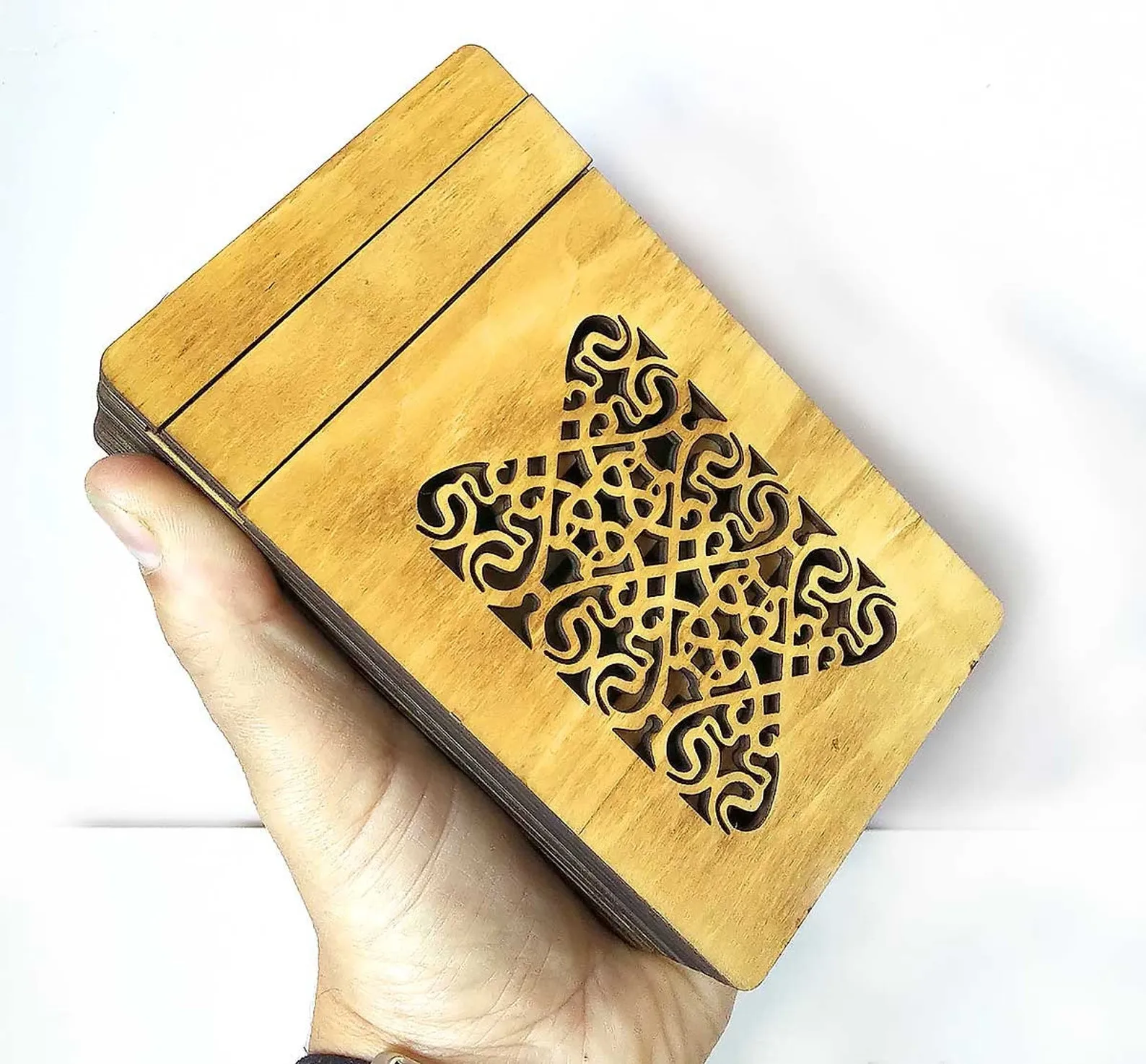 Medici Style Wooden Secret Compartment Puzzle Box - Image 3