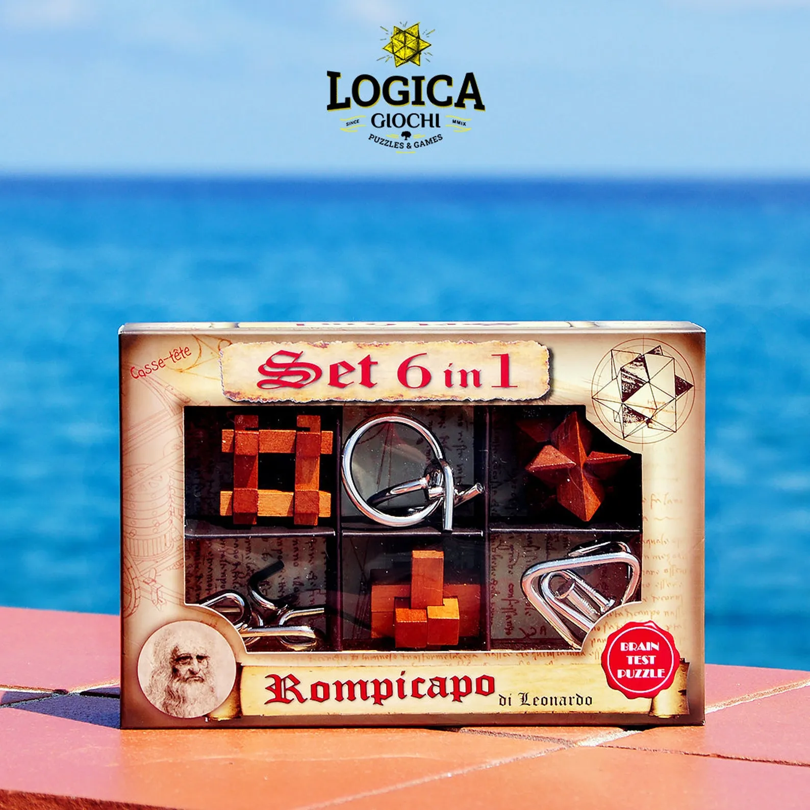 Leonardo Collection Six In One Wooden And Metal Puzzle Set - Image 6